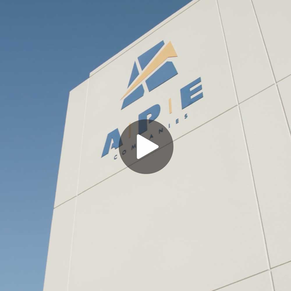 Corporate video featuring on-site footage of their facilities, along with voice over & graphics for A.P.E.