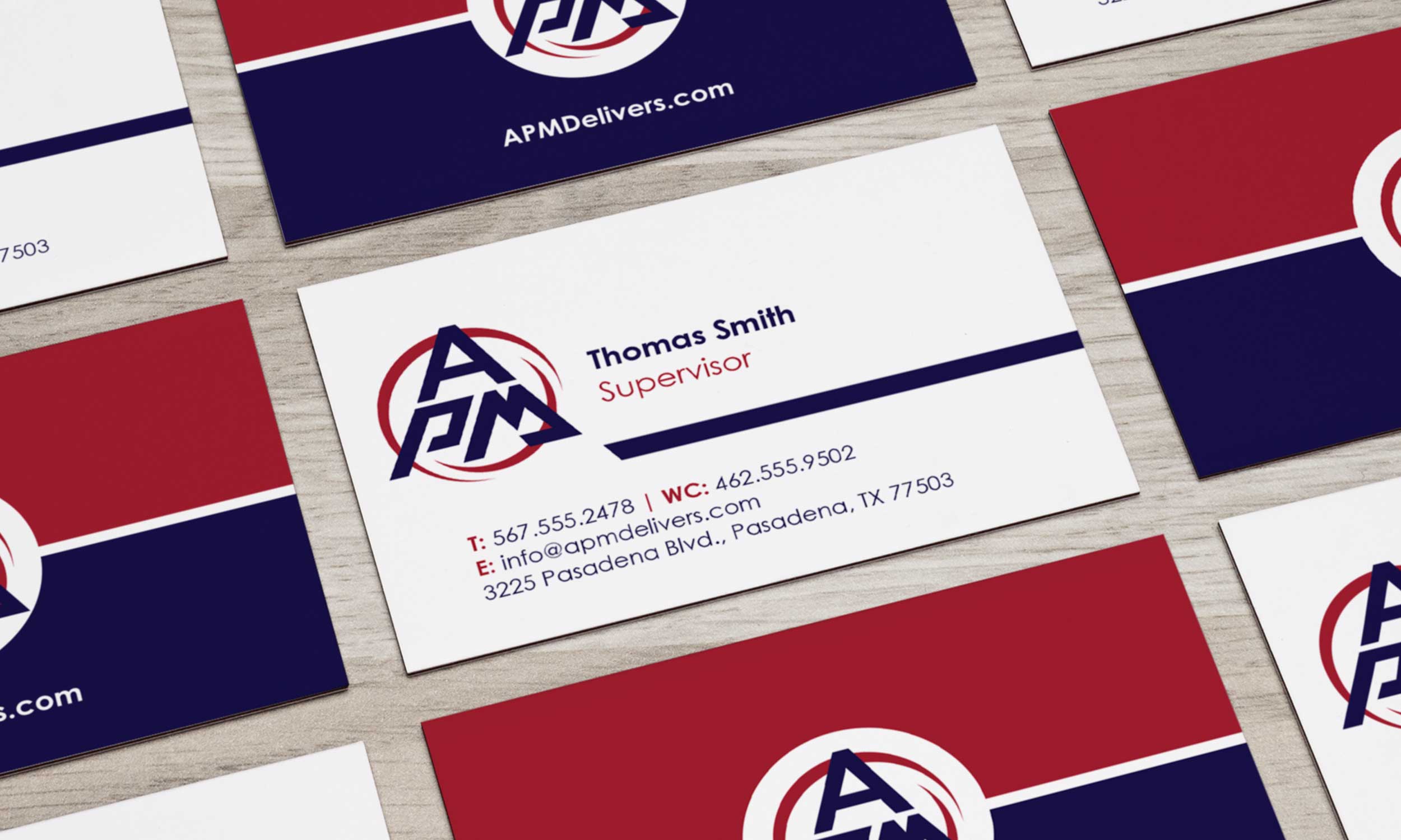 APM Design and Print Business Cards