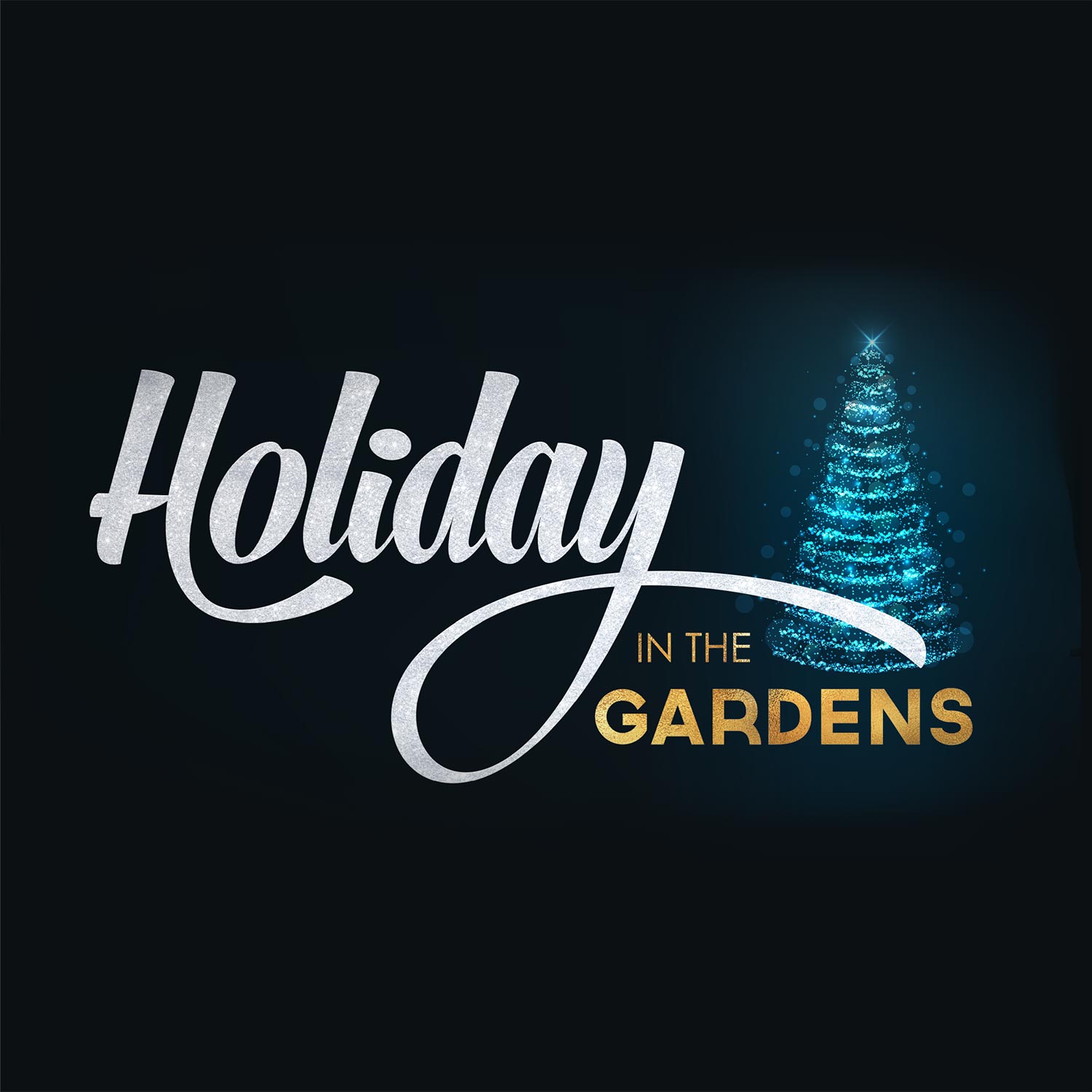 Logo Design for Moody Gardens, Holiday in the Gardens Events