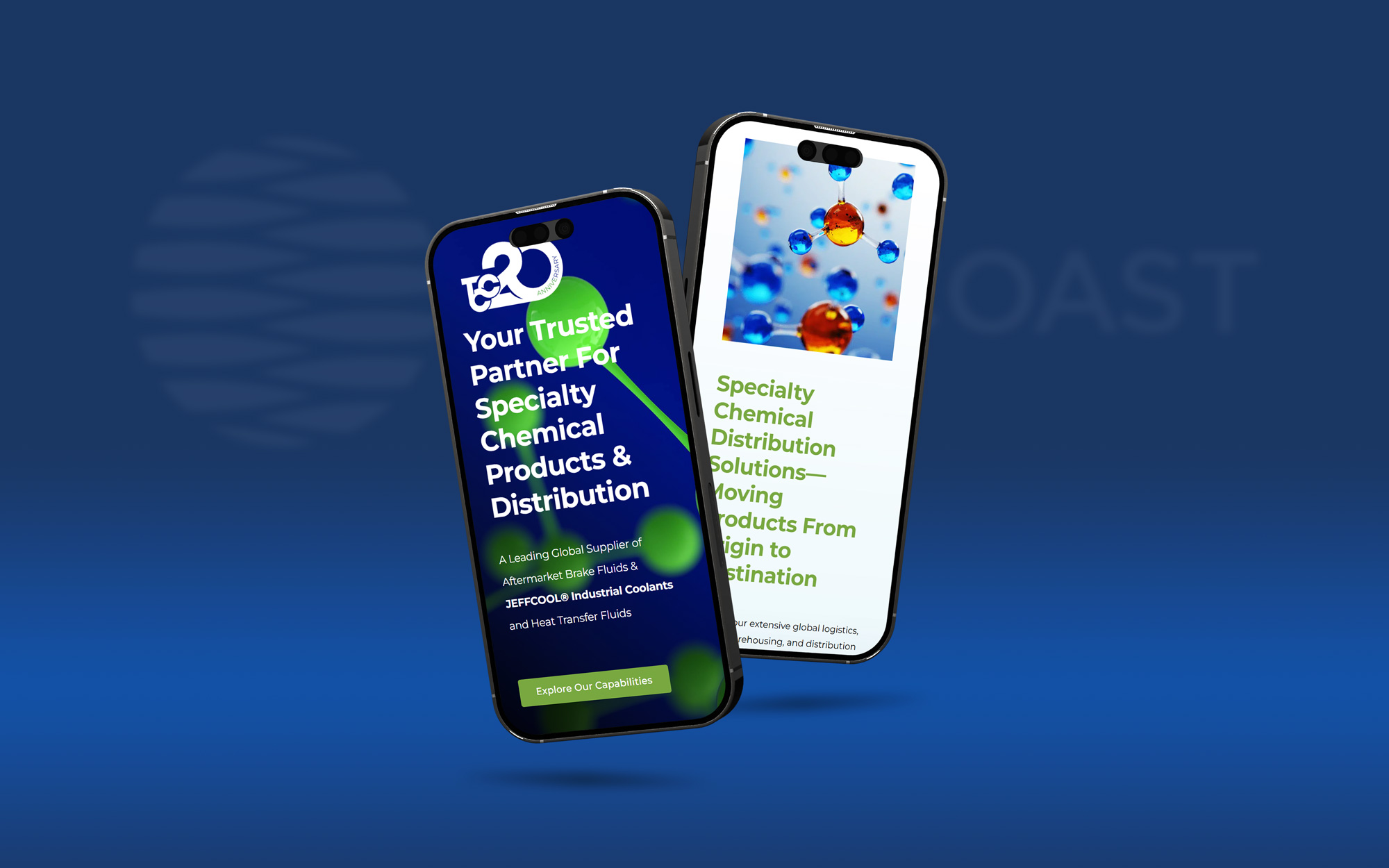 A mobile web design made by Empire Creative for industrial company Third Coast. | Empire Creative Web Design Portfolio