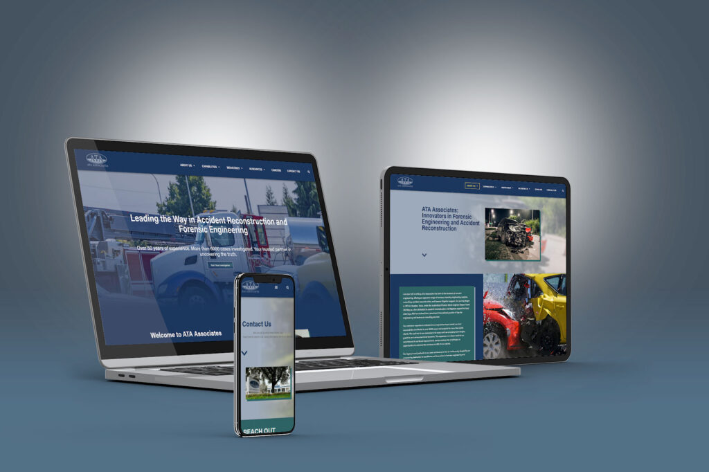 A web design made by Empire Creative for professional services company ATA Associates. | Empire Creative Web Design Portfolio