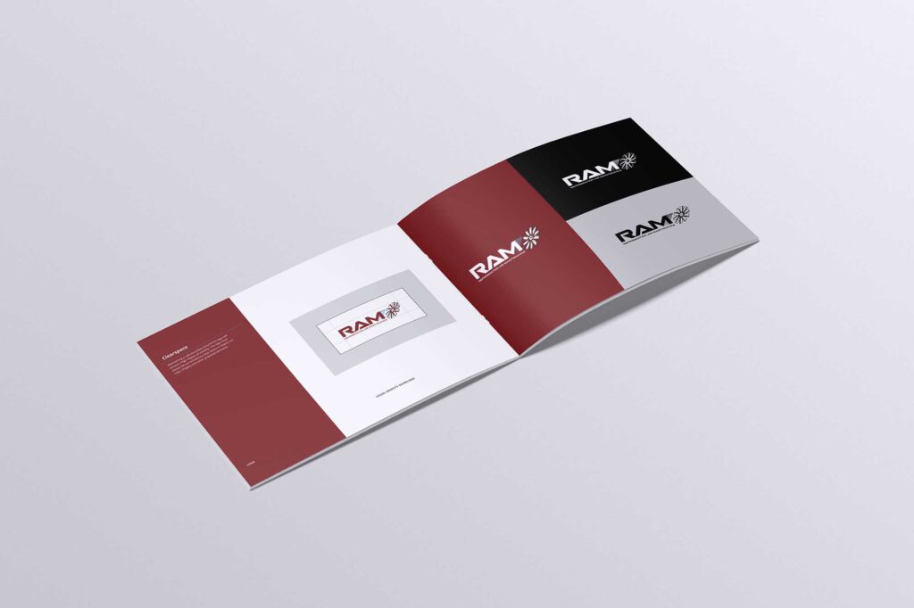 An Empire Creative designed brand identity for professional hvac services company RAM | Empire Creative Brand Identity Portfolio